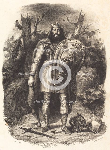 Vercingétorix, 1829. Creator: Delacroix, Eugène (1798-1863).