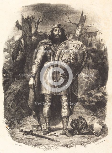 Vercingétorix, 1829. Creator: Eugene Delacroix.