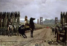Vercingetorix before Caesar , 1886