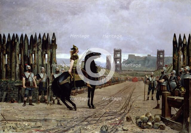 Vercingetorix before Caesar , 1886.