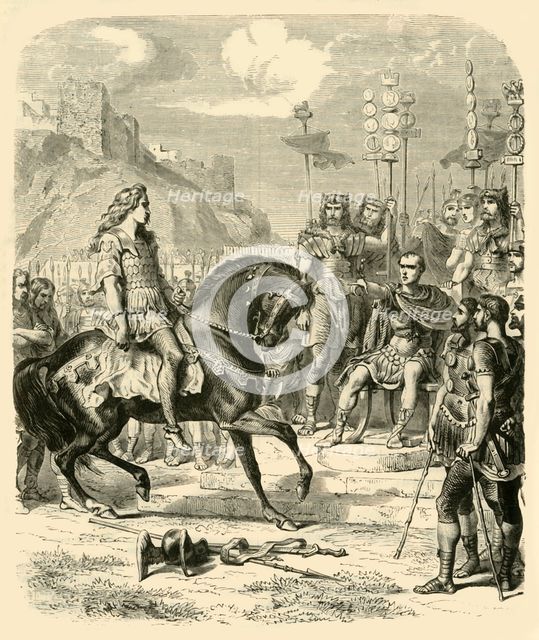 'Vercingetorix Before Caesar', 1890.   Creator: Unknown.