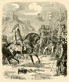 Vercingetorix Before Caesar 1890. Creator: Unknown