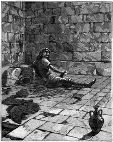 Vercingetorix imprisoned in the Tullianum in Rome, c52-46 BC (1882-1884)