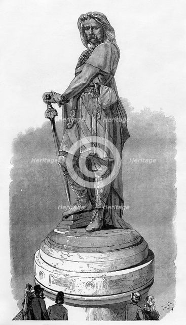 Vercingetorix Memorial at Alesia, near Dijon, France, 1882-1884. Artist: Unknown