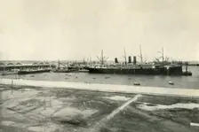 Vera Cruz: Shipping in the New Harbour 1919. Creator: Unknown