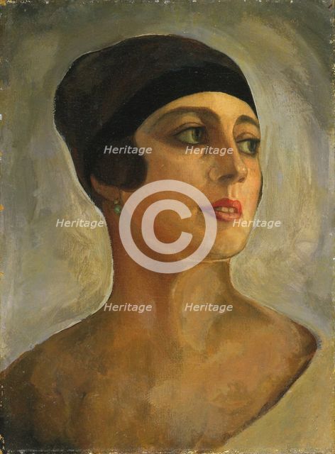 Vera de Bosset Stravinsky (1888-1982), c. 1920. Artist: Sudeykin, Sergei Yurievich (1882-1946)