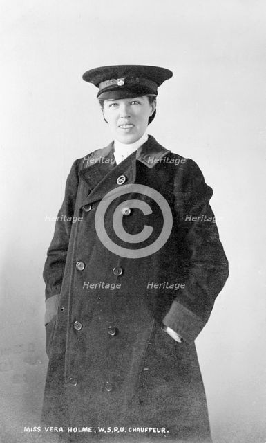 Vera Holme, 1909. Creator: Unknown.