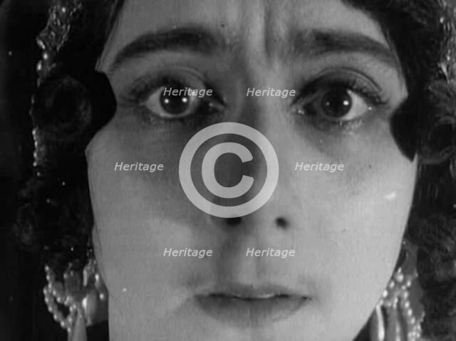 Vera Karalli, Russian ballet dancer and silent film actress, 1915. Artist: Unknown