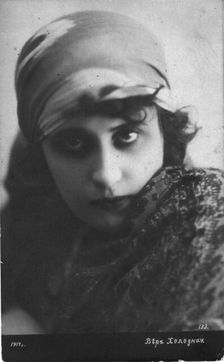 Vera Kholodnaya, Russian silent film actress, 1916