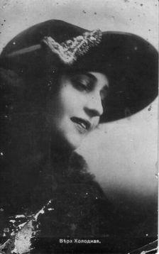Vera Kholodnaya, Russian silent film actress, 1910s