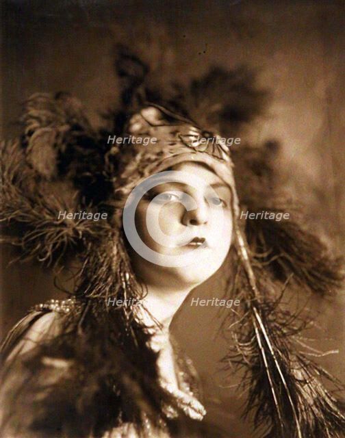 Vera Nemchinova, Russian ballet dancer, 1910s. Artist: Anon