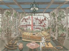Veranda, 1885, 1935/1942. Creator: Perkins Harnly