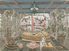 Veranda, 1885, 1935/1942. Creator: Perkins Harnly