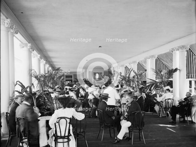 Veranda of The Breakers, Palm Beach, Fla., between 1900 and 1905. Creator: Unknown.