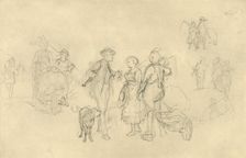 Verabredetes Rendezvous mid-late 19th century, (c1924). Creator: Carl Spitzweg