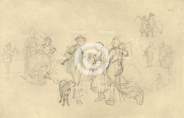 'Verabredetes Rendezvous', mid-late 19th century, (c1924). Creator: Carl Spitzweg.