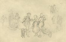 Verabredetes Rendezvous mid-late 19th century, (c1924). Creator: Carl Spitzweg