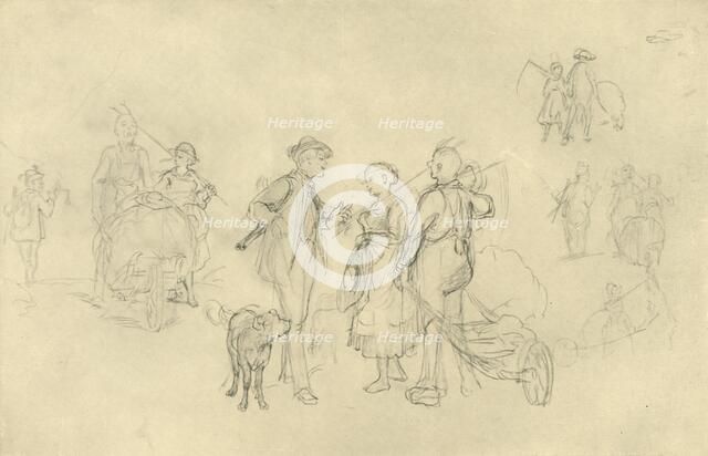 'Verabredetes Rendezvous', mid-late 19th century, (c1924). Creator: Carl Spitzweg.