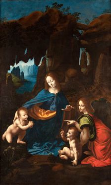 Vergine delle Rocce del Borghetto, ca 1518-1520. Creator: Melzi, Francesco (1493-ca. 1570)