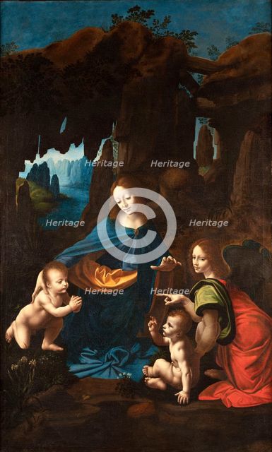 Vergine delle Rocce del Borghetto, ca 1518-1520. Creator: Melzi, Francesco (1493-ca. 1570).