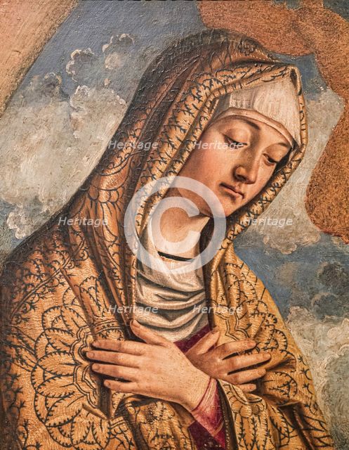 Vergine incoronata, 1499-1500. Creator: Caselli, Cristoforo (ca 1460-1521).