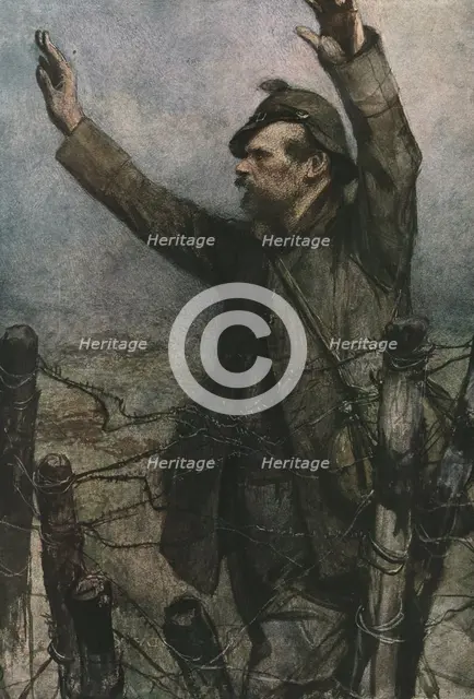 'Verdun; "Kamarade !"', 1916 Creator: Francois Flameng.