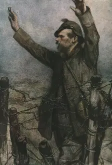 Verdun; "Kamarade !" 1916 Creator: Francois Flameng
