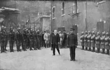 Verdun; Le President de la Republique a la forteresse de Verdun, le 13 septembre 1916. Creator: Unknown