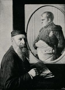 Verestchagin Painting a Picture of Napoleon c1890, (1910)
