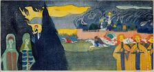 Verfolgung (Pursuit), 1907. Creator: Kandinsky, Wassily Vasilyevich (1866-1944)