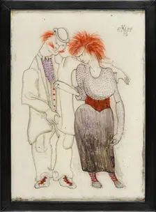 Verkommenes Paar (Couple mauvais genre), 1905
