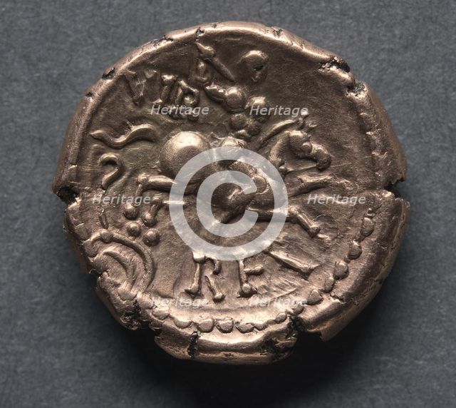 Verica Stater (obverse), c. 10-40 A.D.. Creator: Unknown.