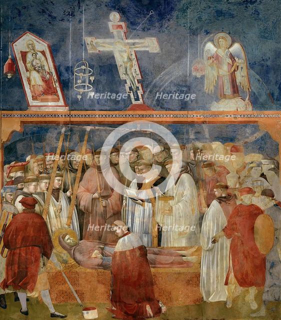 Verification of the Stigmata (from Legend of Saint Francis), 1295-1300. Creator: Giotto di Bondone (1266-1377).