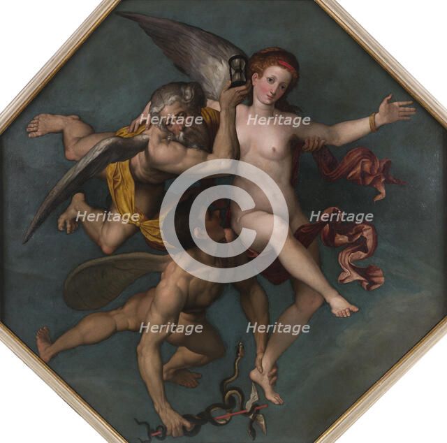 Veritas filia Temporis - Truth is the daughter of Time, 1531-1534. Creator: Caroto, Giovan Francesco (c. 1480-1555).