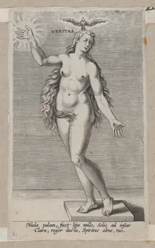 Veritas, from Prosopographia, ca. 1585-90., ca. 1585-90. Creator: Philip Galle