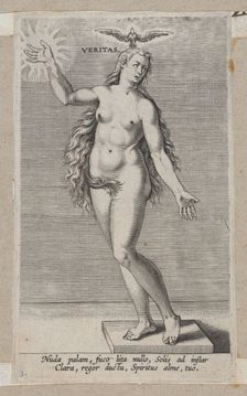 Veritas, from Prosopographia, ca. 1585-90., ca. 1585-90. Creator: Philip Galle