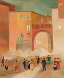 Verona Market, 1926. Creator: Bailly, Alice (1872-1938)