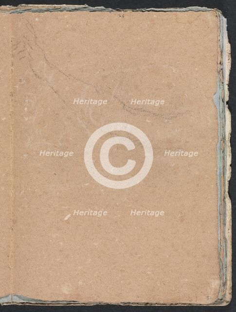 Verona Sketchbook: Arm (page 51), 1760. Creator: Francesco Lorenzi (Italian, 1723-1787).