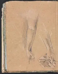 Verona Sketchbook: Arms and hands with drapery (page 78), 1760. Creator: Francesco Lorenzi (Italian, 1723-1787)