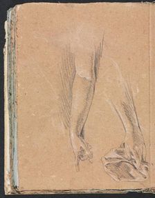 Verona Sketchbook: Arms and hands with drapery (page 78), 1760. Creator: Francesco Lorenzi (Italian, 1723-1787)