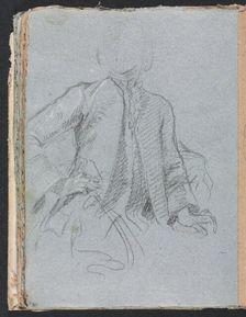 Verona Sketchbook: Gentleman (page 54), 1760. Creator: Francesco Lorenzi (Italian, 1723-1787)