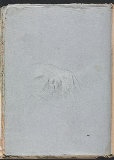 Verona Sketchbook: Drapery (page 20), 1760. Creator: Francesco Lorenzi (Italian, 1723-1787)