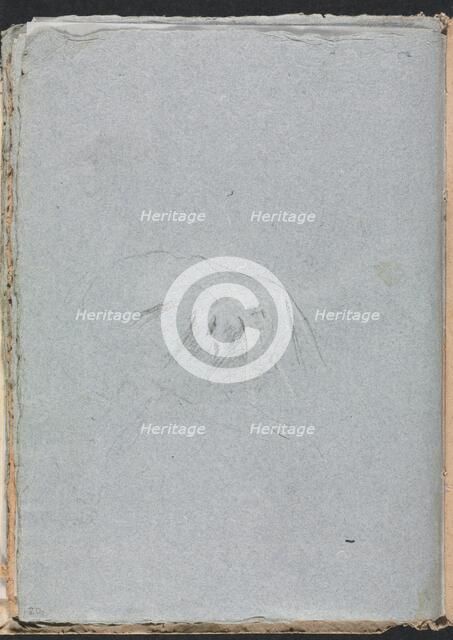 Verona Sketchbook: Drapery (page 20), 1760. Creator: Francesco Lorenzi (Italian, 1723-1787).