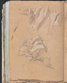 Verona Sketchbook: Drapery studies (page 90), 1760. Creator: Francesco Lorenzi (Italian, 1723-1787)