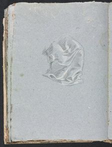 Verona Sketchbook: Drapery study (page 94), 1760. Creator: Francesco Lorenzi (Italian, 1723-1787)
