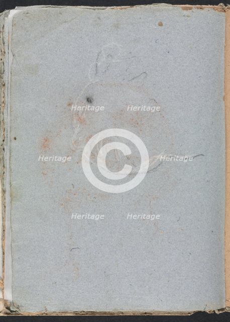 Verona Sketchbook: Head (page 30), 1760. Creator: Francesco Lorenzi (Italian, 1723-1787).