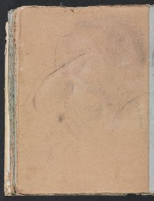 Verona Sketchbook:Indecipherable form (page 60), 1760. Creator: Francesco Lorenzi (Italian, 1723-1787)