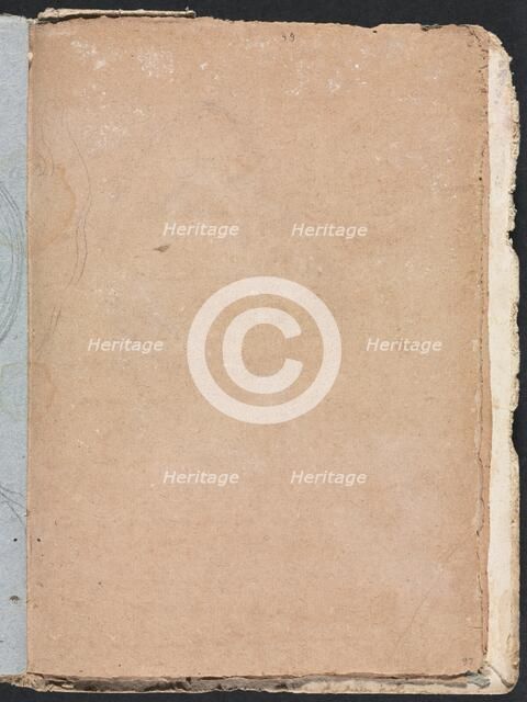 Verona Sketchbook: Indecipherable form (page 97), 1760. Creator: Francesco Lorenzi (Italian, 1723-1787).