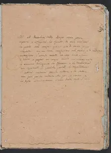 Verona Sketchbook: Inscription (page 1), 1760. Creator: Francesco Lorenzi (Italian, 1723-1787)