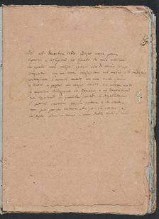 Verona Sketchbook: Inscription (page 1), 1760. Creator: Francesco Lorenzi (Italian, 1723-1787)